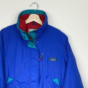 Vintage L.L Bean Colorful Zip Thinsulate Jacket